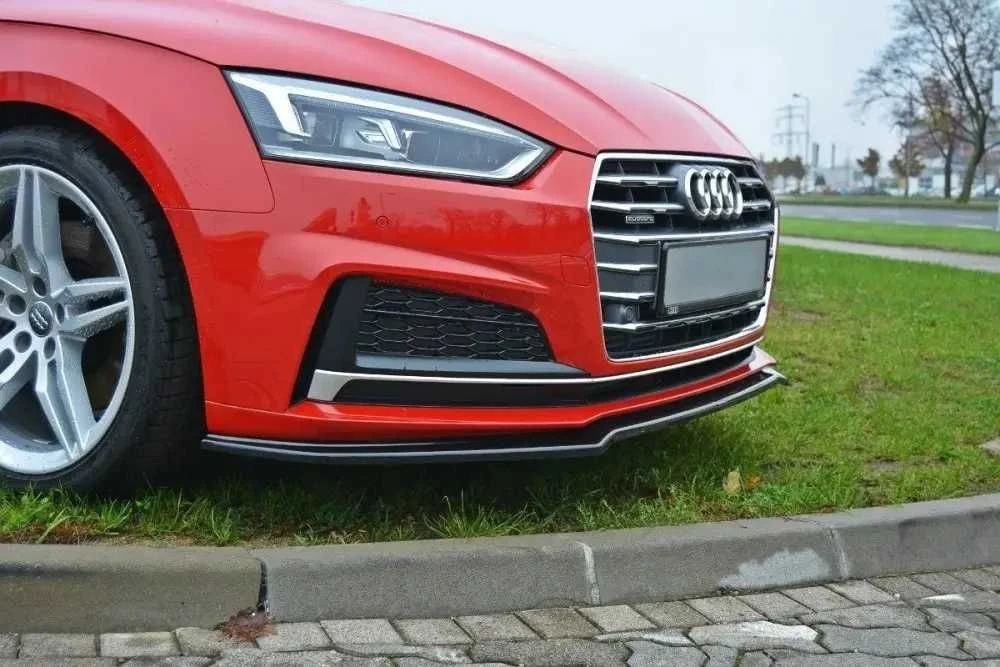 Сплиттер Audi A5 B9 S-line / Audi S5 F5 тюнинг губа юбка обвес