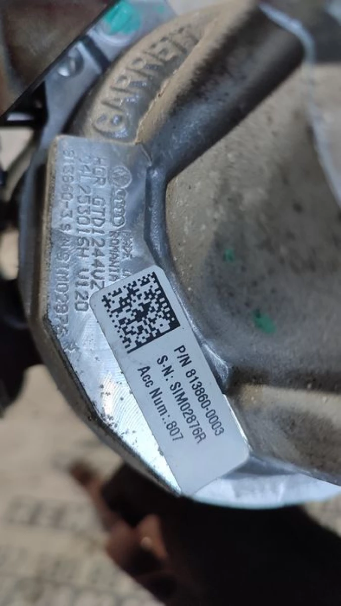 Турбіна VAG 1.6 04L253016H стан нової з тестового двигуна