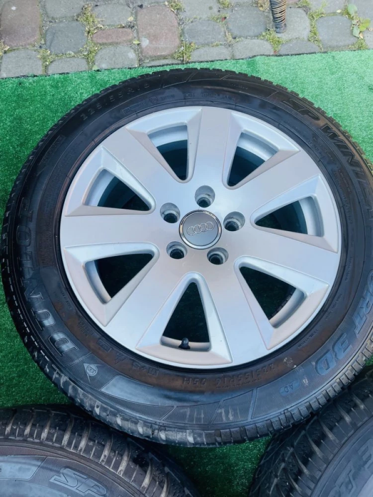 Диски 5/112 R16 Audi Skoda VW з резиною 225/55/16