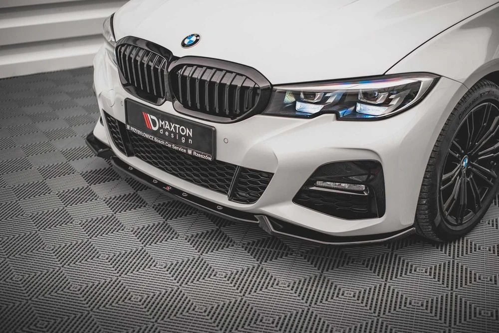 Сплиттер BMW G20 M-sport (18-22) тюнинг обвес губа юбка елерон