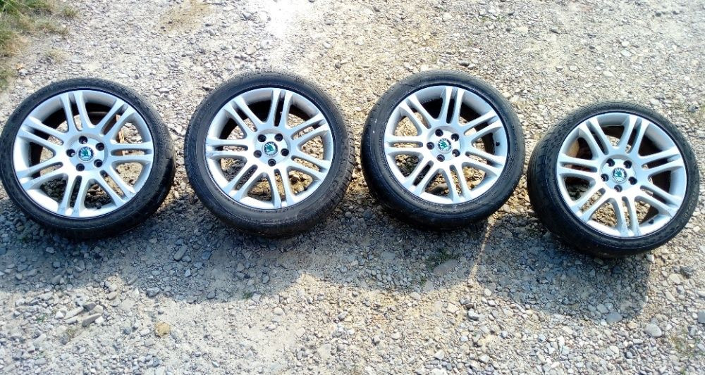 Диски Титани 5x112 ET46 R18  Skoda Superb 2 Passat Golf Audi Seat