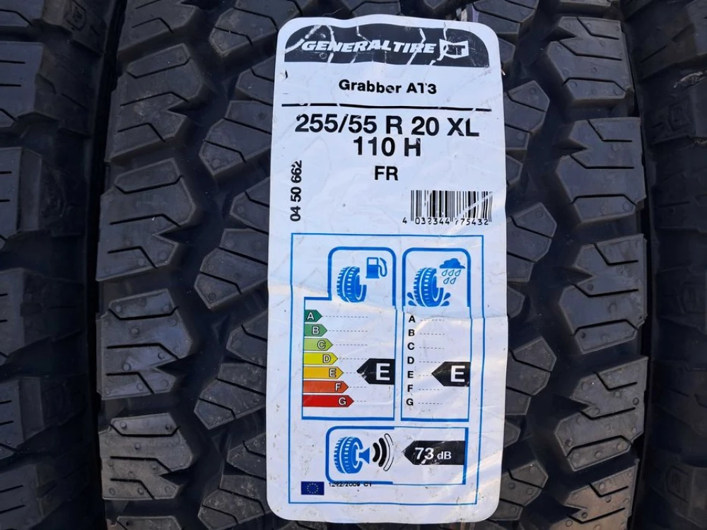 Резина НОВА General 255/55 R20 Grabber A/T 3 110H XL