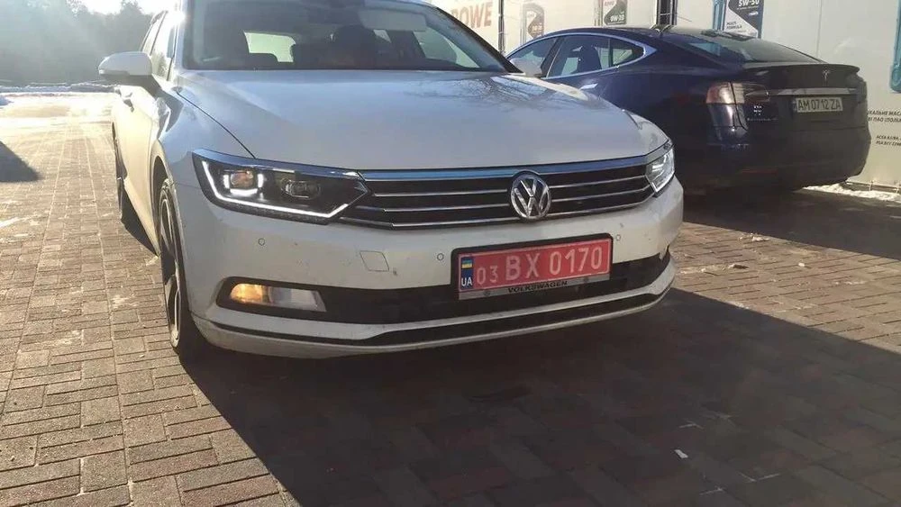 Передние фары vw passat b8 тюнинг Full Led оптика (замена галогена)