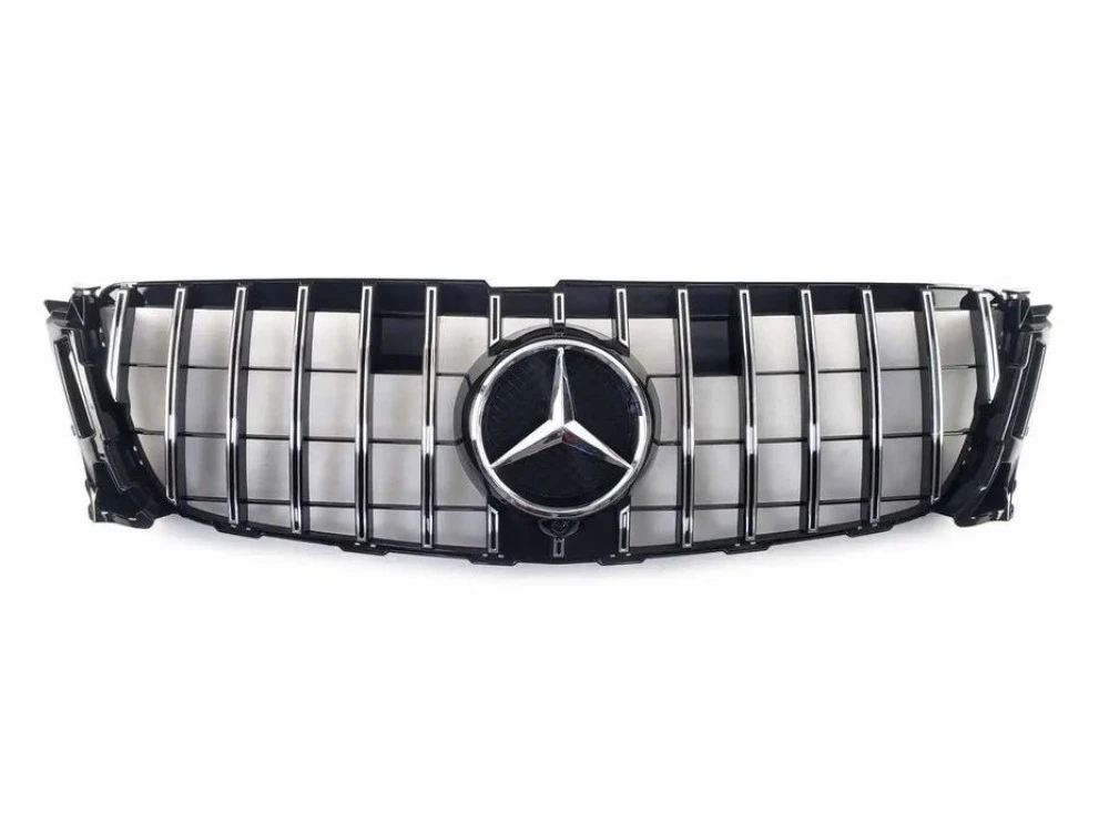 Решетка радиатора mercedesGL X166 12-15год.GTChromeBlack(NormalBumper)