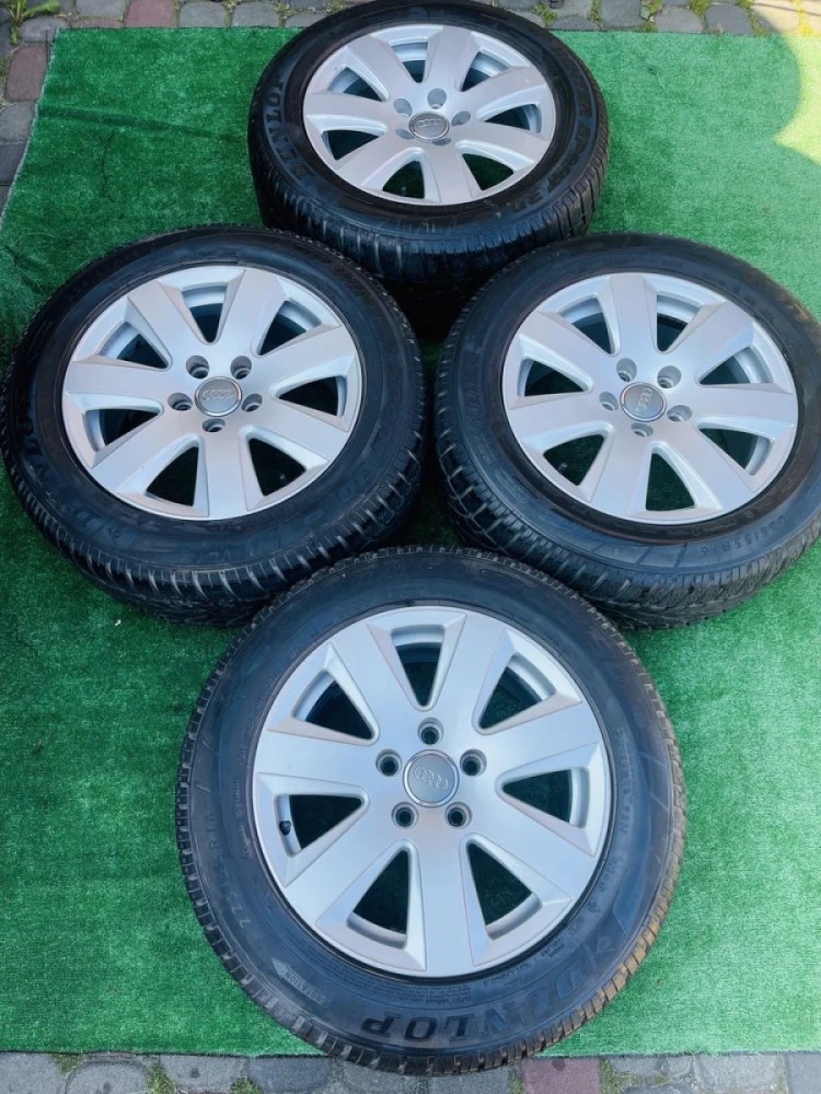 Диски 5/112 R16 Audi Skoda VW з резиною 225/55/16