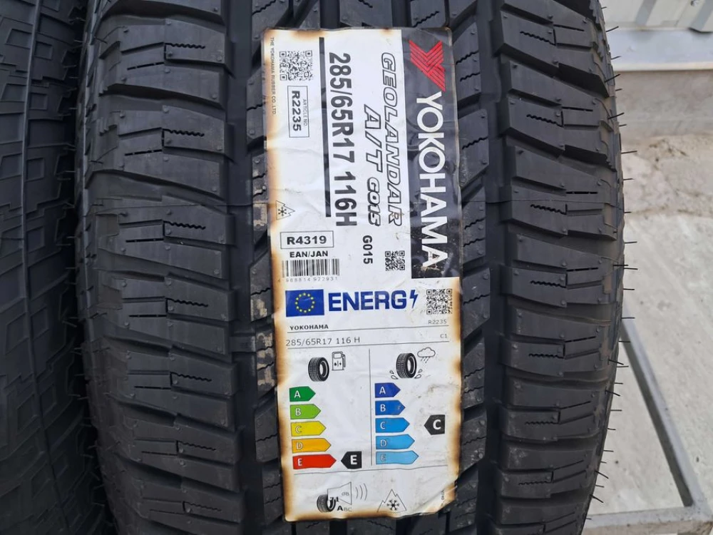 Резина НОВА Yokohama Geolandar 285/65 R17 A/T G015 DOT22 Land Cruiser