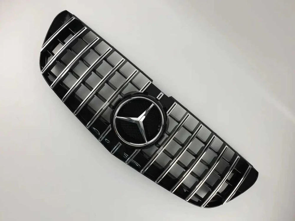 Решетка радиатора mercedes VitoW447 2014-2019г.GTстиль(Chrome Black)
