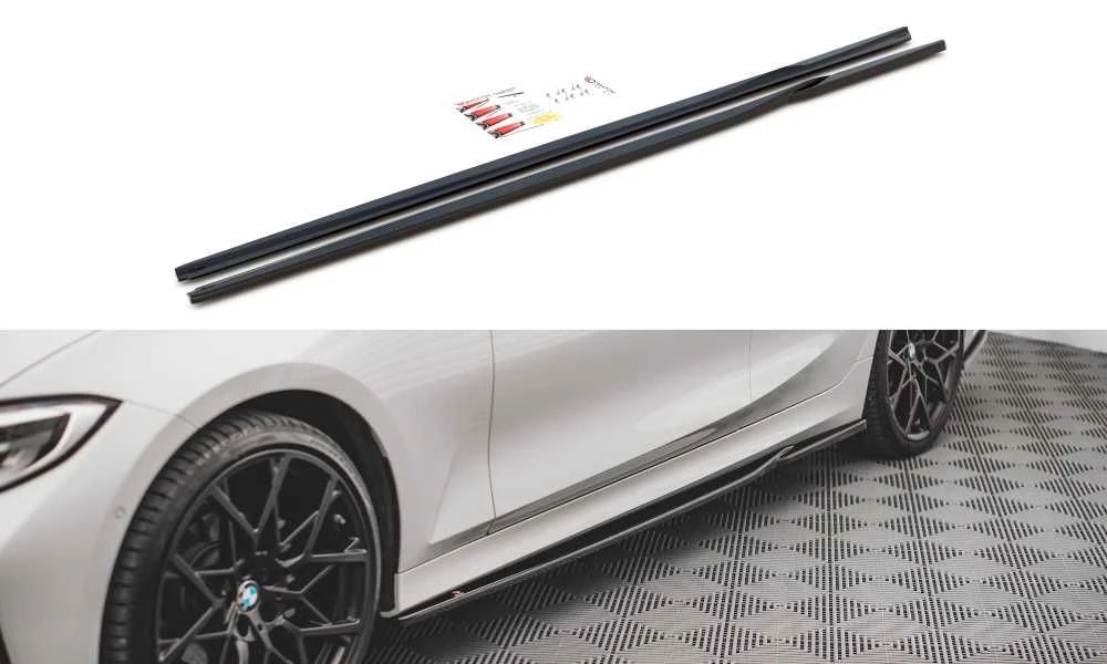 Сплиттер BMW G20 Sport Line тюнинг обвес губа юбка элерон