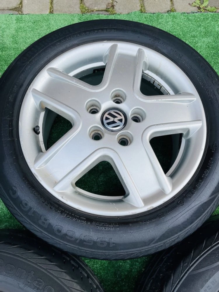 Диски 5/112 R16 з резиною 195/60 R16С Continental