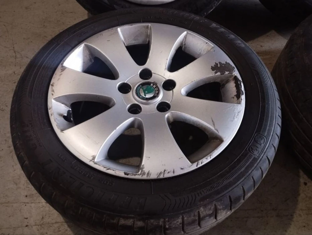 Диски + резина колеса VW Skoda 5/112 R16 205 55 R16