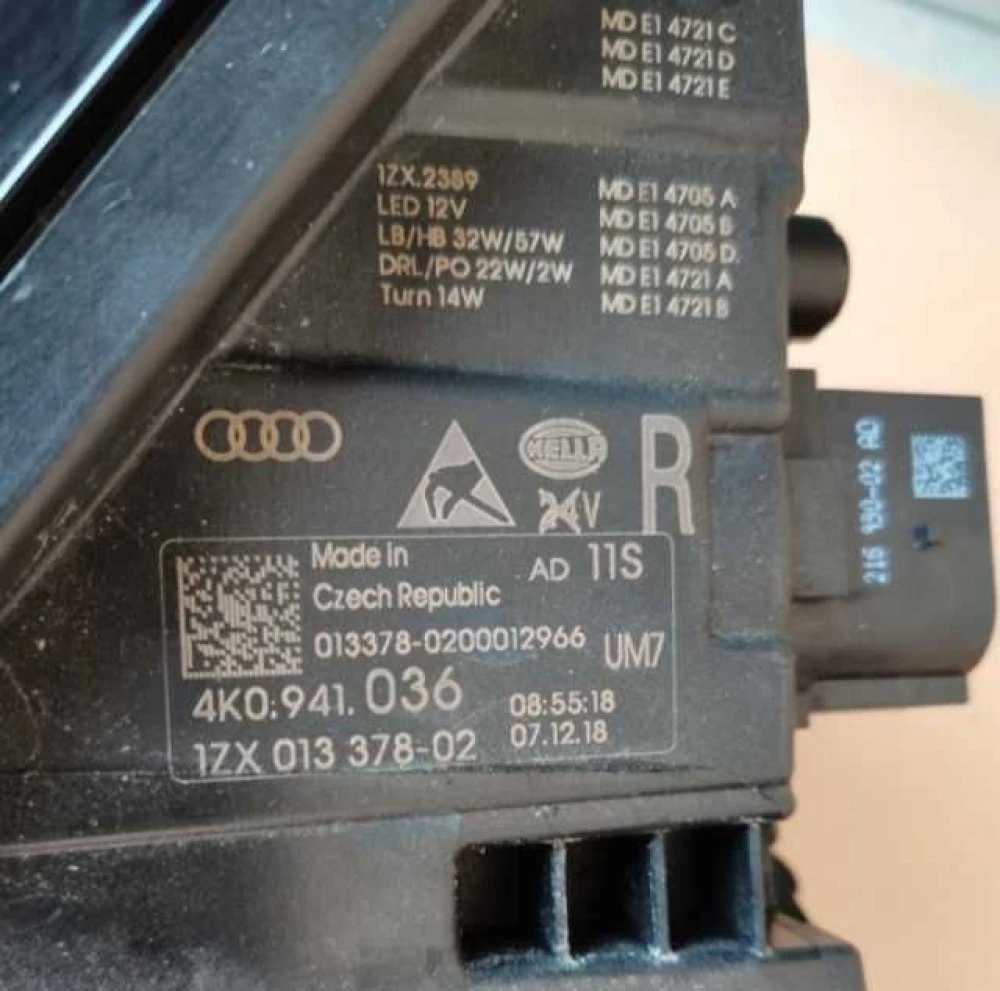 Audi A6 C8 2019+ фари Matrix