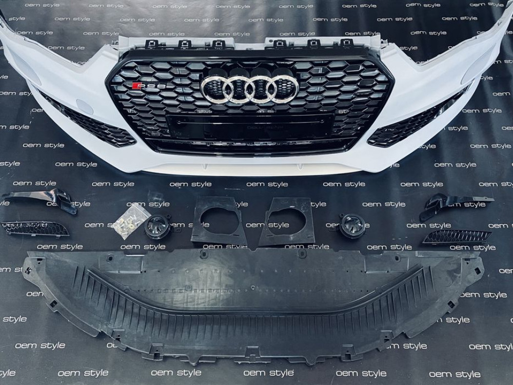Бампер передний стиль RS6 для Audi A6 2016-2018