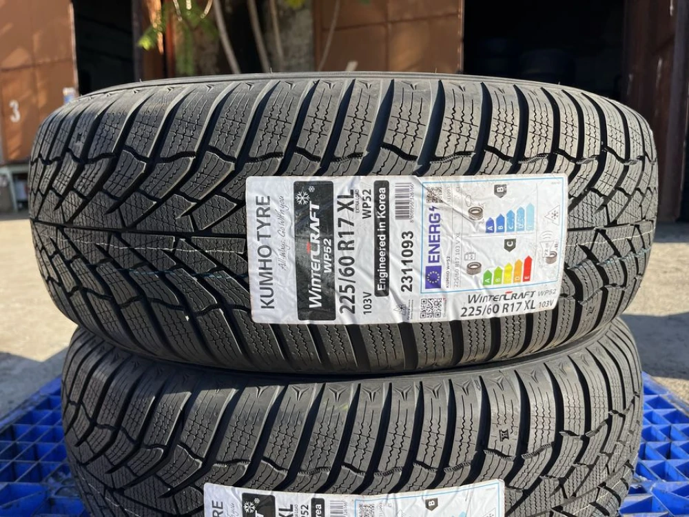 225/60 r17 Kumho WinterCraft WP52 НОВАЯ 23 год Korea Резина зимняя