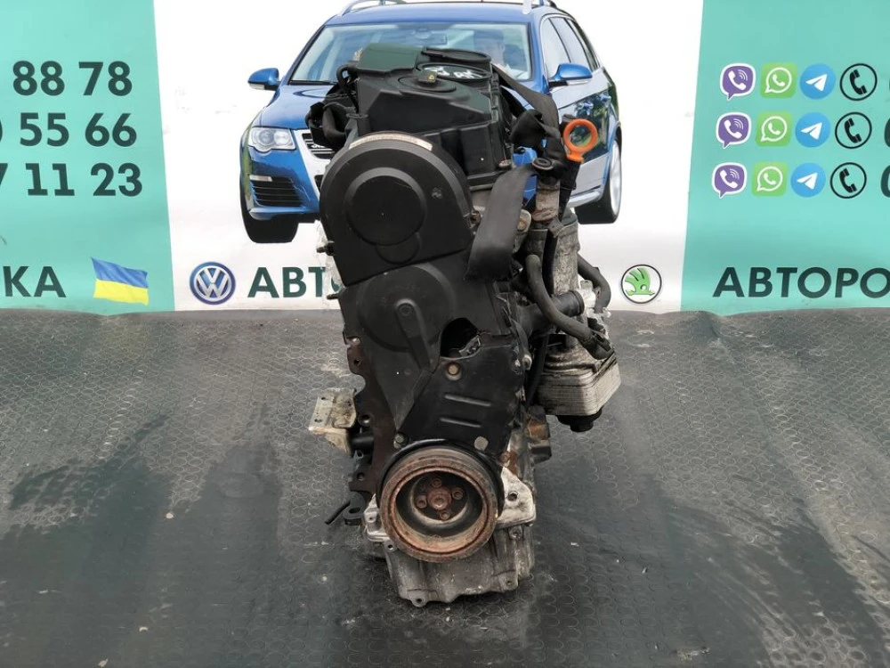 мотор passat b6 2.0 tdi bmp двигатель бмп пасат пассат б6 103kw 140лс