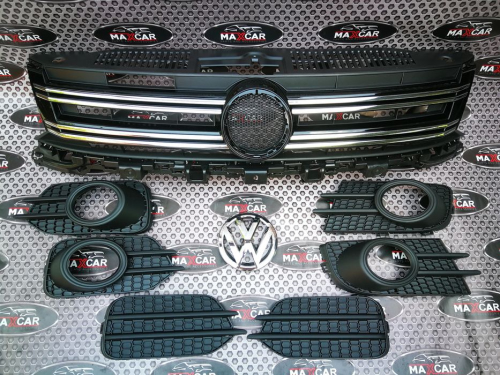 VW Tiguan 2011 2016 Решітка накладка Заглушка Решетка в бампер значок