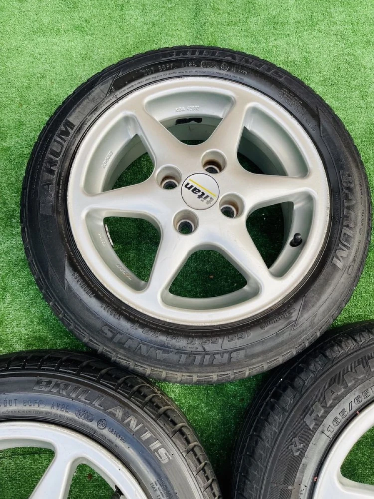 Диски 4/100 R14 з резиною 165/65
