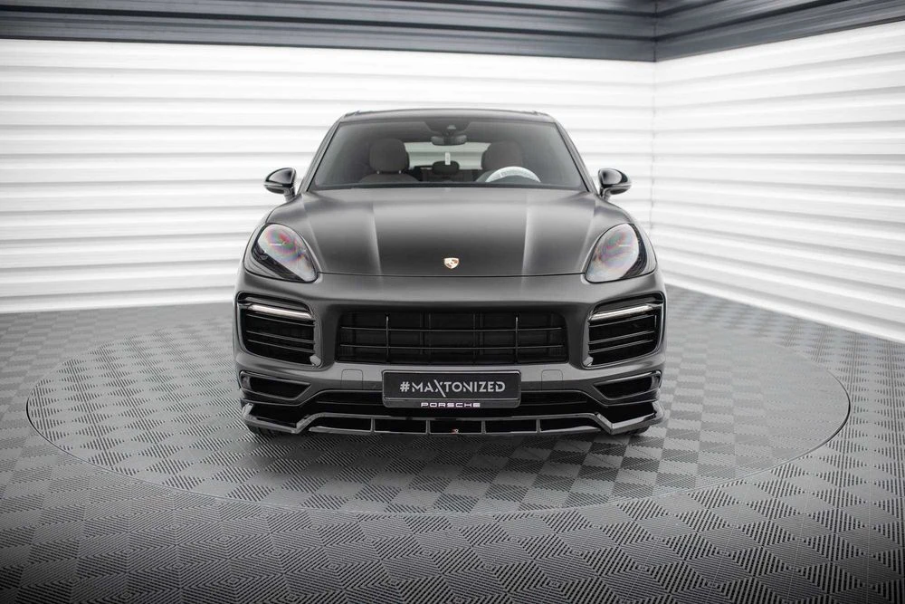 Тюнинг Porsche Cayenne 3 Sport Design обвес губа сплиттер диффузор
