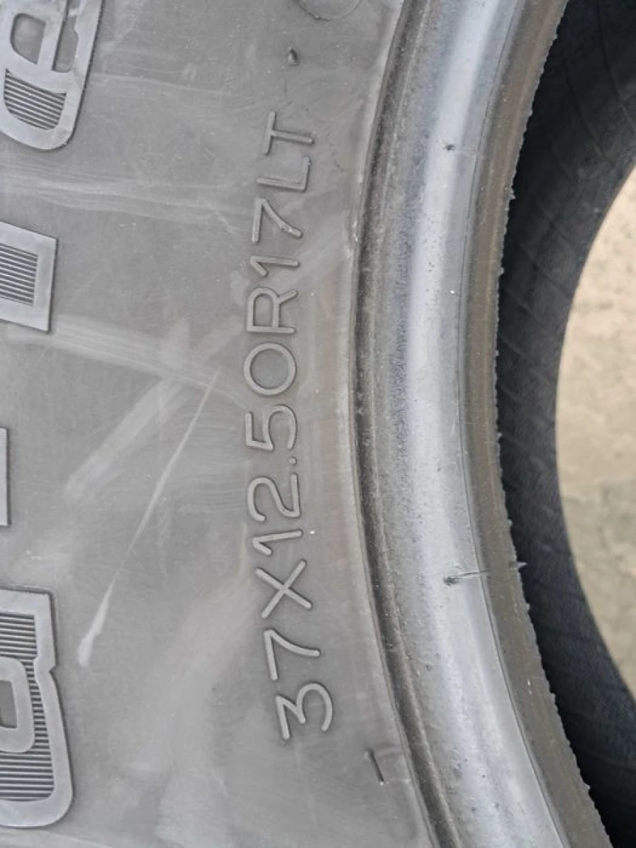 Резина 95%(13мм) протектор BF Goodrich 37x12,50 R17 Mud Terrain TA KM2