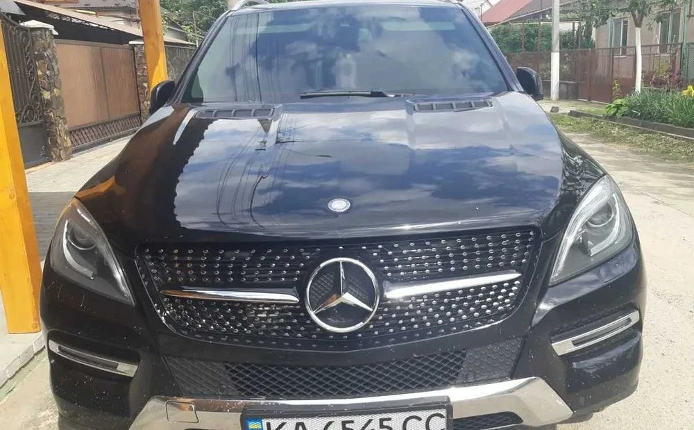 Решетка радиатора Mercedes ML GLE W166 тюнинг решітка AMG Diamont GT