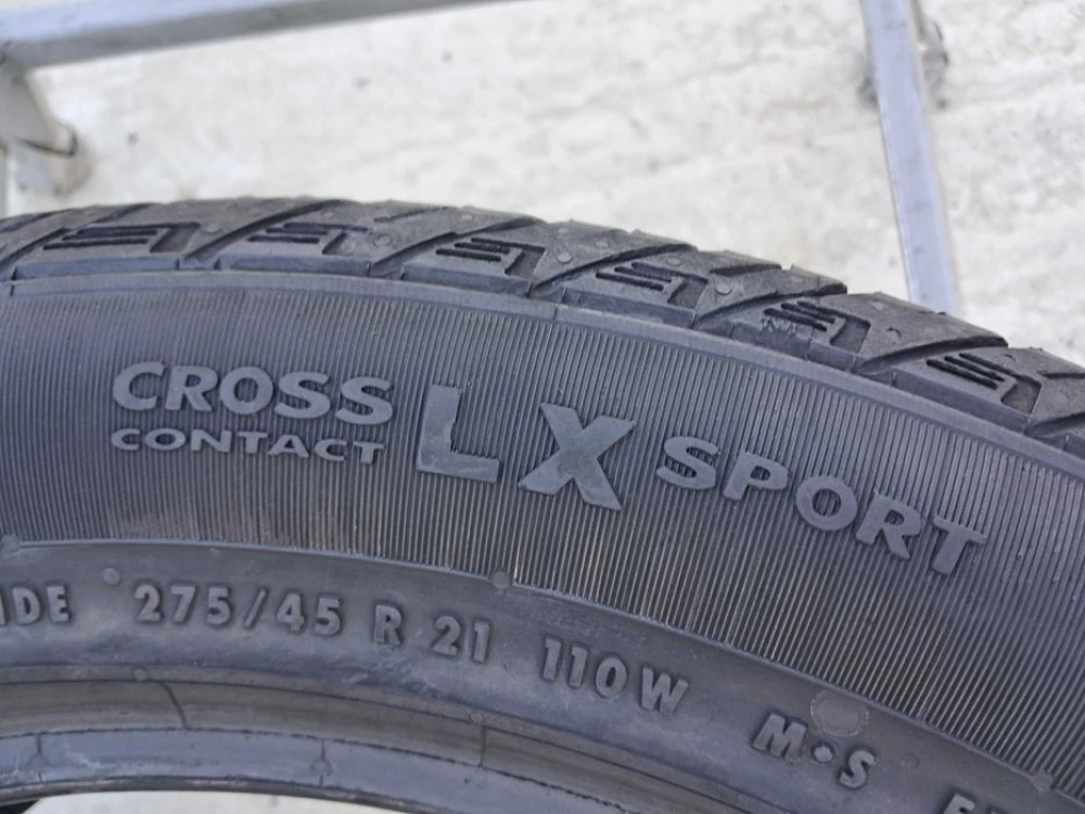 Резина 85% протектор Continental 275/45 R21 Cross Contact LX Sport