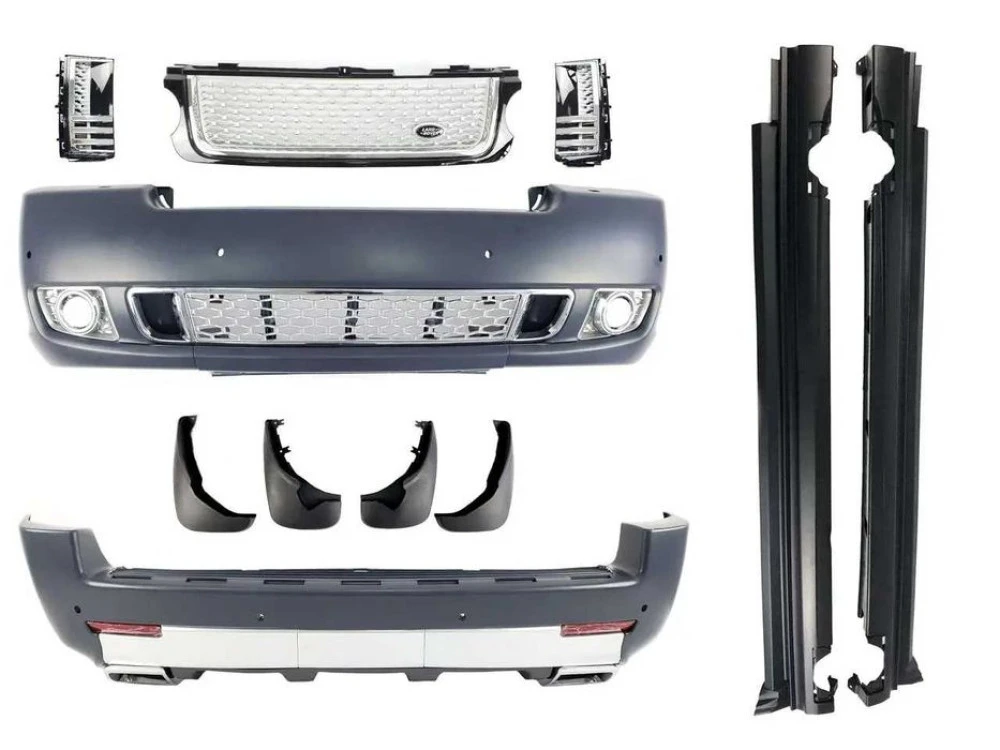 Бампер пер,пороги,насадки в ст.AUTOBIORAPHYRangeRoverVogueL322 05-13г.