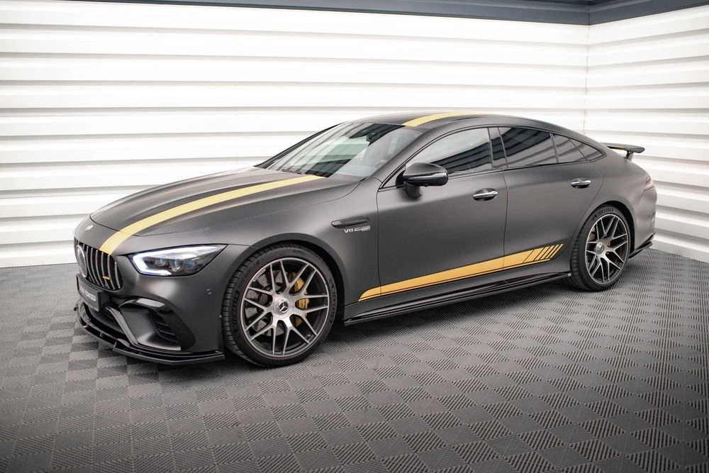 Тюнинг Mercedes AMG GT 63S обвес губа сплиттер пороги диффузор