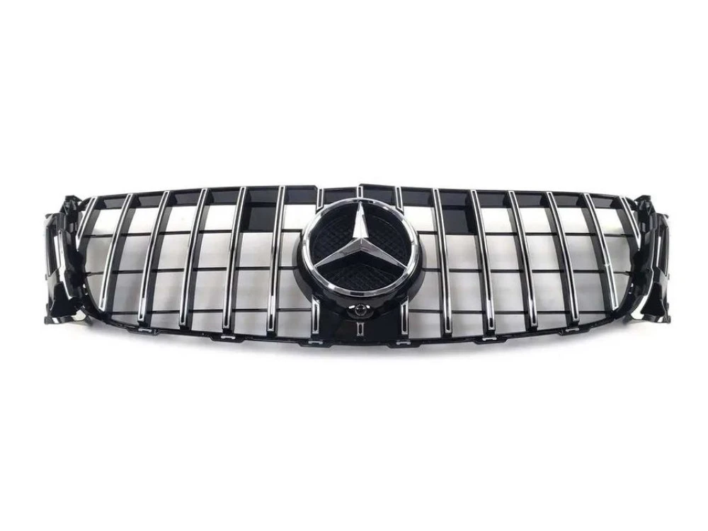 Решетка радиатора mercedesGL X166 12-15год.GTChromeBlack(NormalBumper)