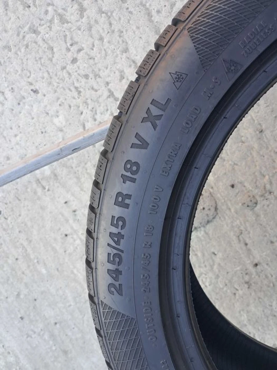 Резина зима 90% протектор Continental 245/45 R17 TS850P Runflat DOT22