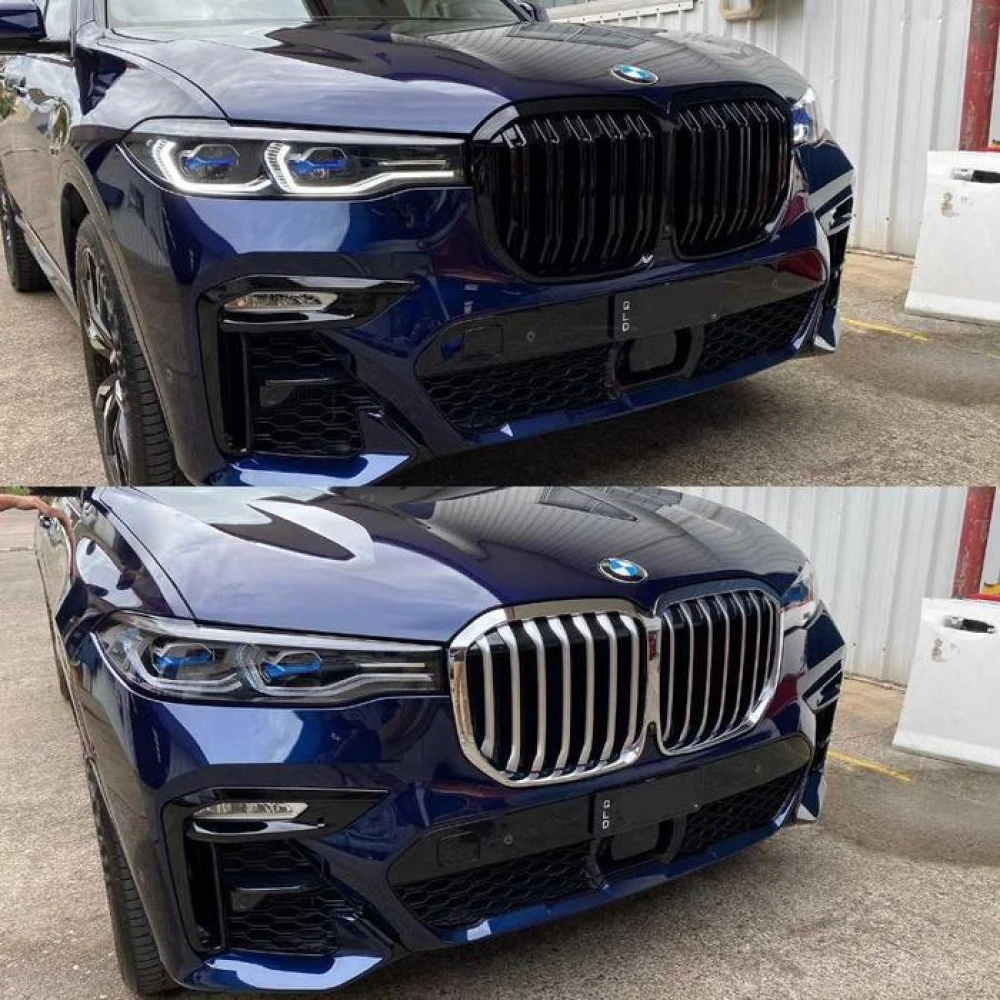 Решетка радиатора BMW X7 G07 тюнинг ноздри стиль M