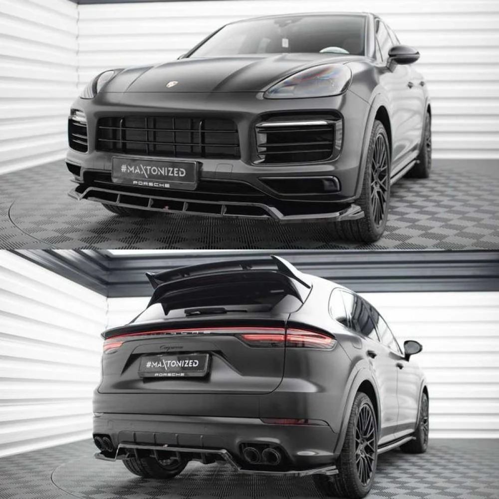 Тюнинг Porsche Cayenne 3 Sport Design обвес губа сплиттер диффузор