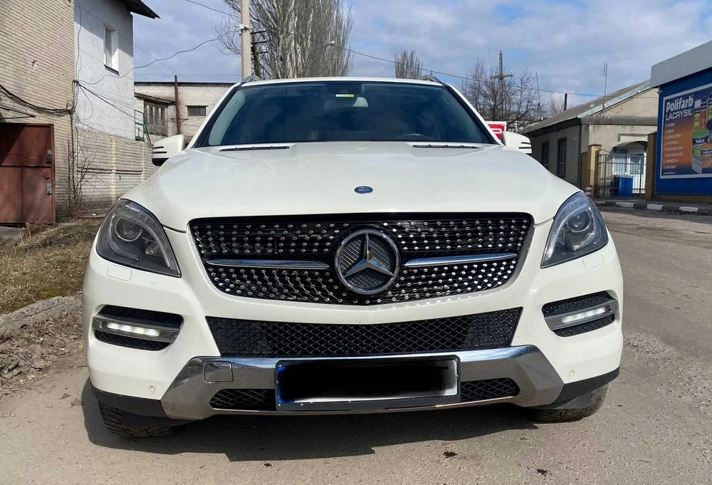 Решетка радиатора Mercedes ML GLE W166 тюнинг решітка AMG Diamont GT