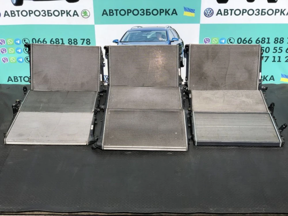 радиатор passat b6 golf 5 skoda a5 touran caddy jetta гольф шкода а5