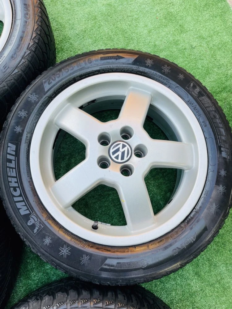 Диски 5/100 R16 з резиною 205/55