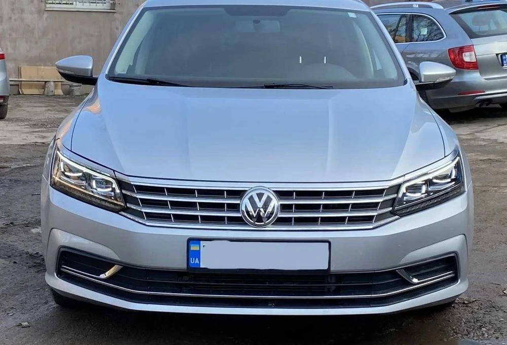 Передние фары VW Passat B8 USA тюнинг Full Led оптика (заміна галогену