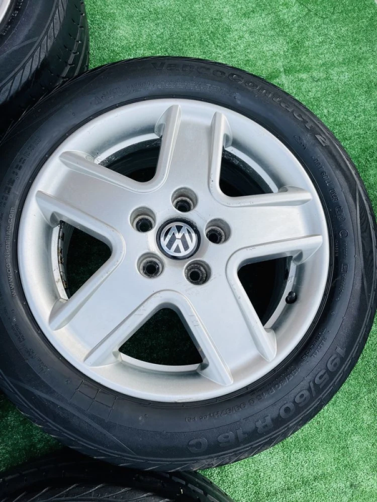 Диски 5/112 R16 з резиною 195/60 R16С Continental