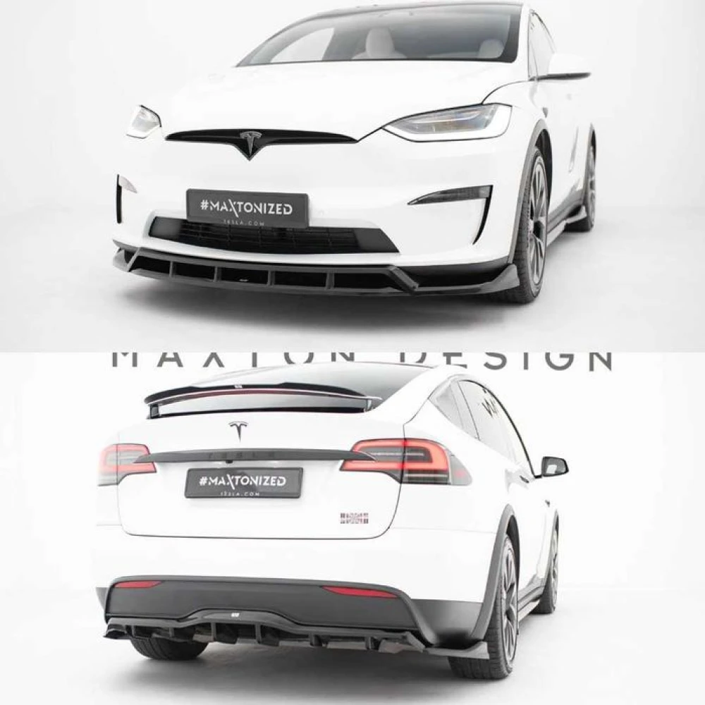 Тюнинг Tesla Model X (2021+) обвес сплиттер пороги диффузор спойлер