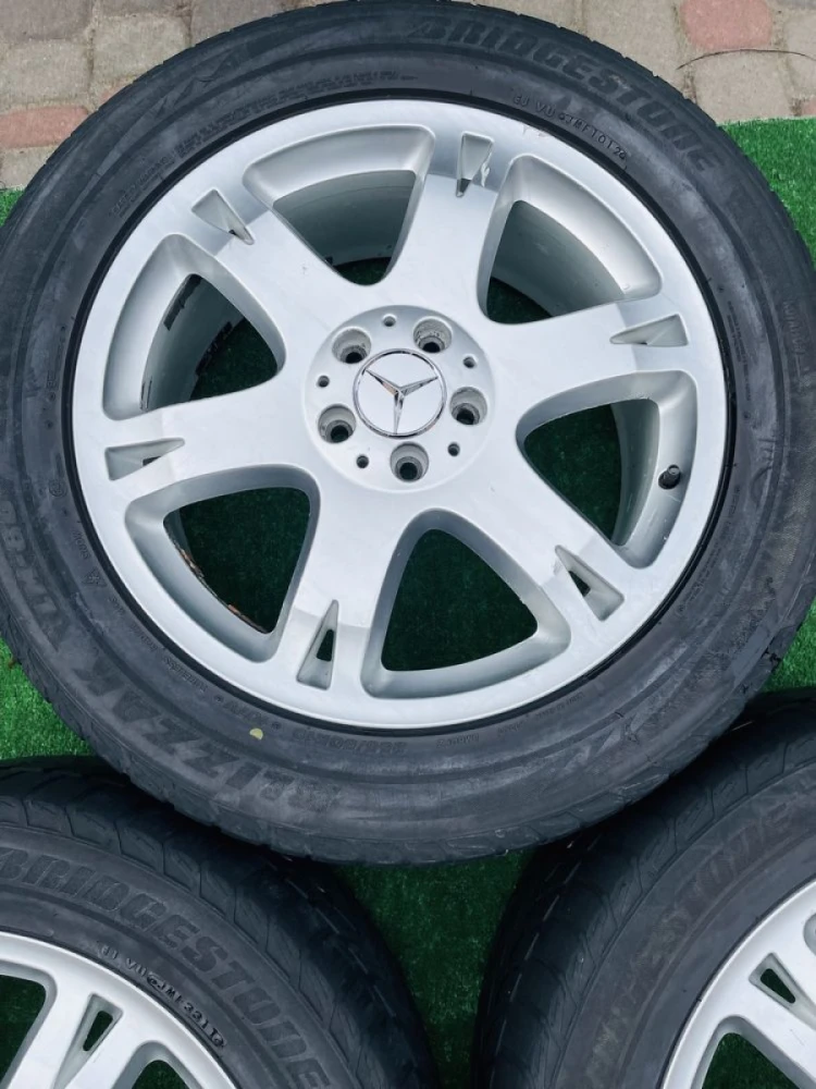 Диски 5/112 R19 з резиною 255/50 Bridgestone
