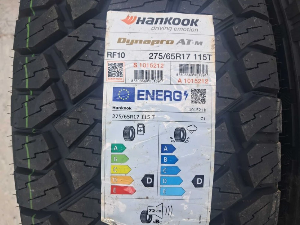 Резина зима НОВА Hankook 275/65 R17 Dynapro A/T M RF10 DOT22 Korea