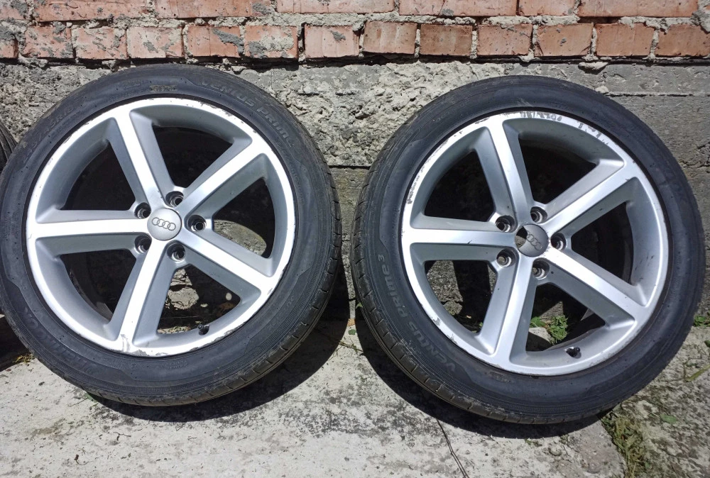 Диски Титани Колеса з резиною 245/45/R18 8Jx18H2 ET47 Audi A4 B8 A5 A6