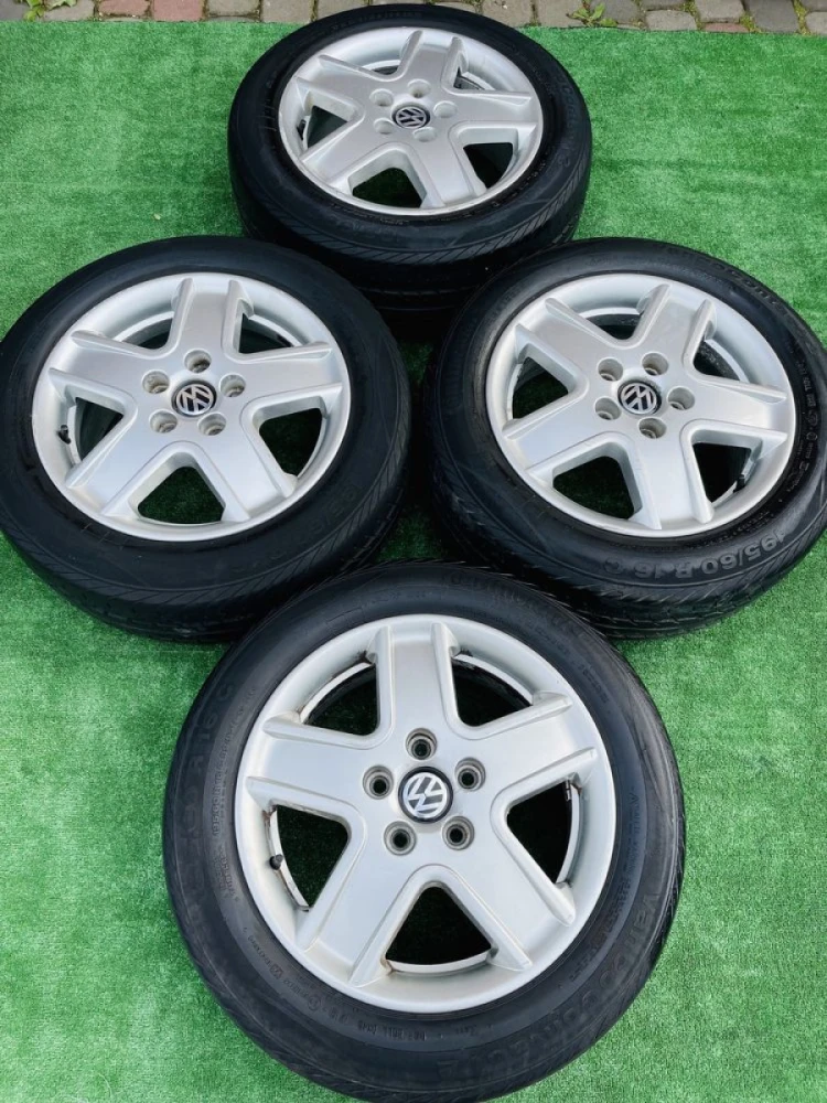 Диски 5/112 R16 з резиною 195/60 R16С Continental