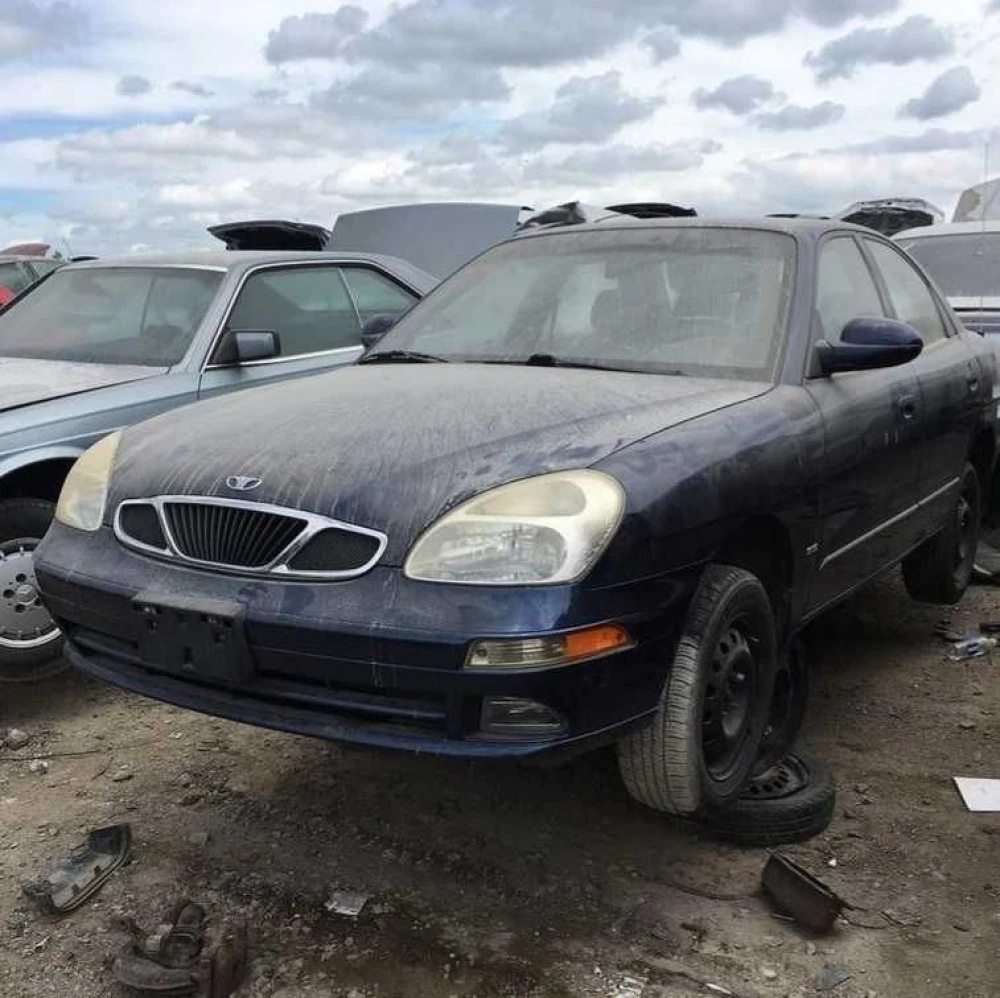 Комплект бампер+туманки оптика Daewoo Leganza