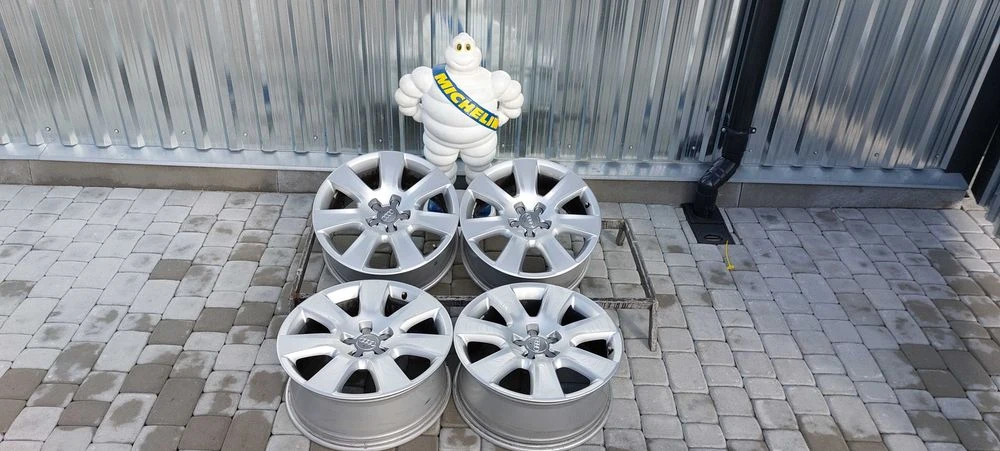 Диски Audi R18 5x112 7,5J ET26 A8 D4 A6 Q5  Mercedes E Skoda VW Seat