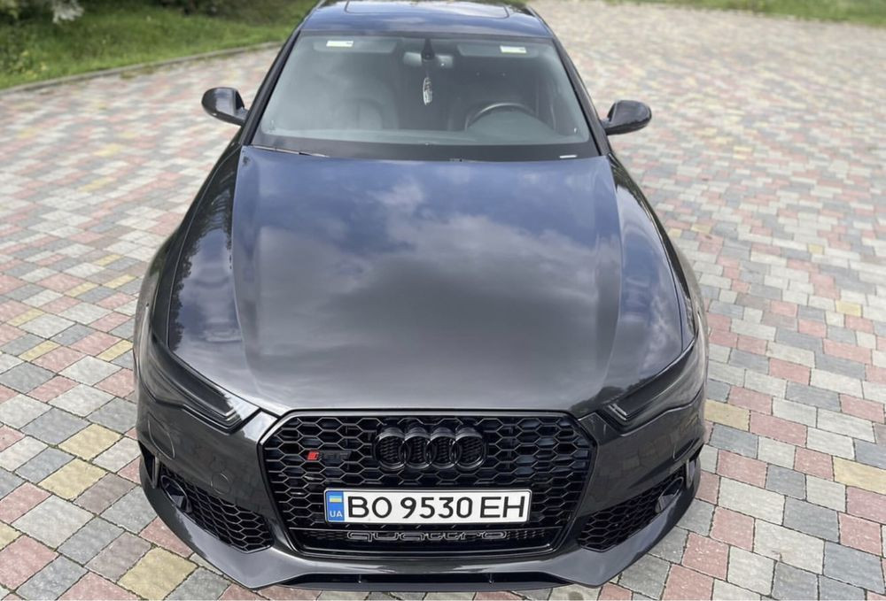 Бампер передний стиль RS6 для Audi A6 2016-2018