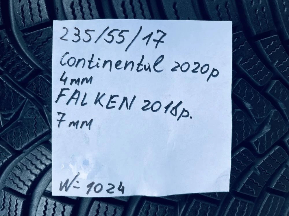 Шини 235/55 R17 2020-2018p Continental Falken