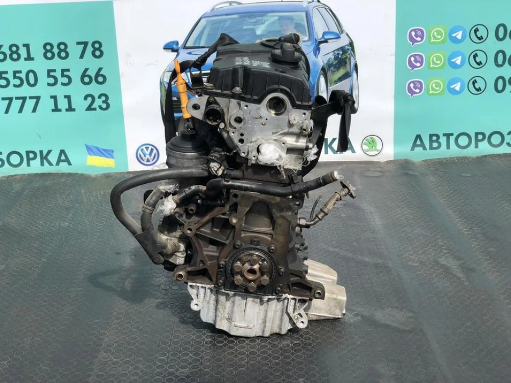 Двигатель мотор 1.4 tdi bnm skoda fabia golf 5 51кв 70кс