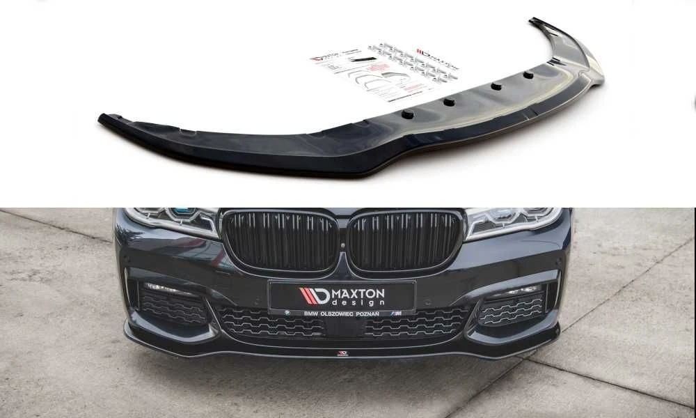 Губа bmw 7 g11 g12 (15-18) m sport тюнинг обвес сплиттер юбка (maxton)