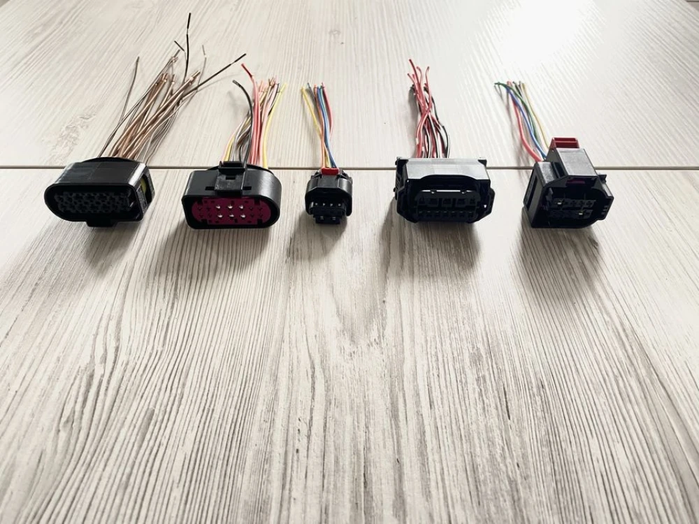 Фишка фары разьем Vag VW Audi 3c0973737 фішка розєм full led