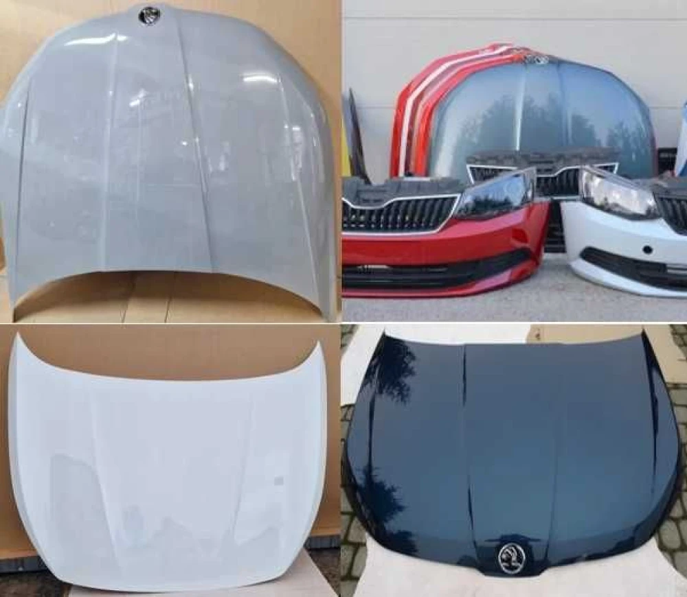 Шкода капот на все модели в разных цветах Skoda