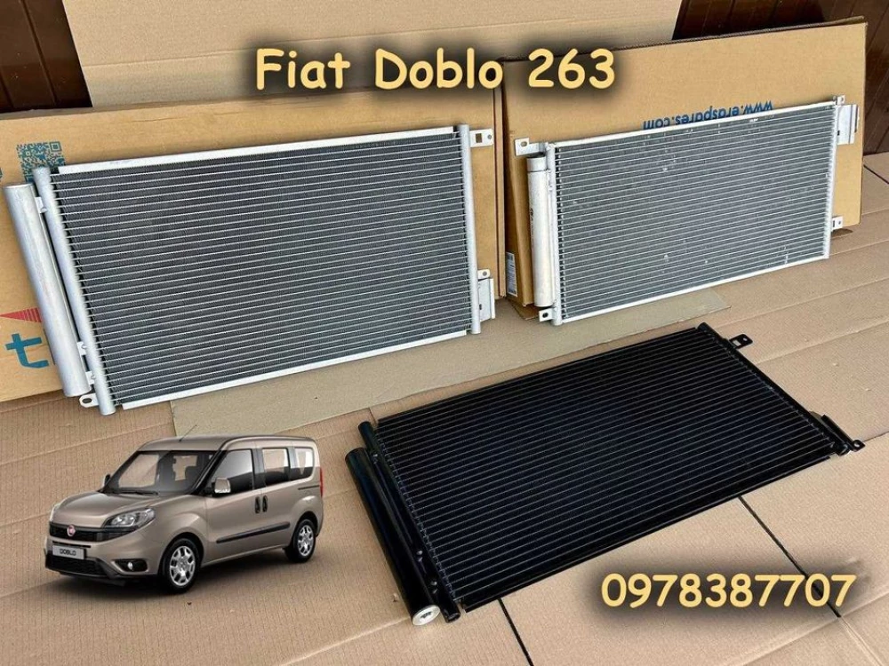 Радіатор кондиціонера кондиционер Fiat Doblo 263 Фіат Добло Opel Combo