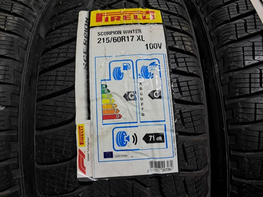 Резина зима НОВА Pirelli 215/60 R17 Scorpion Winter 100V XL